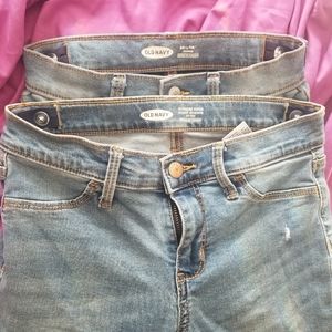 Lot of 2 Old Navy Jeggings Youth Size 12 Skinny Jeans